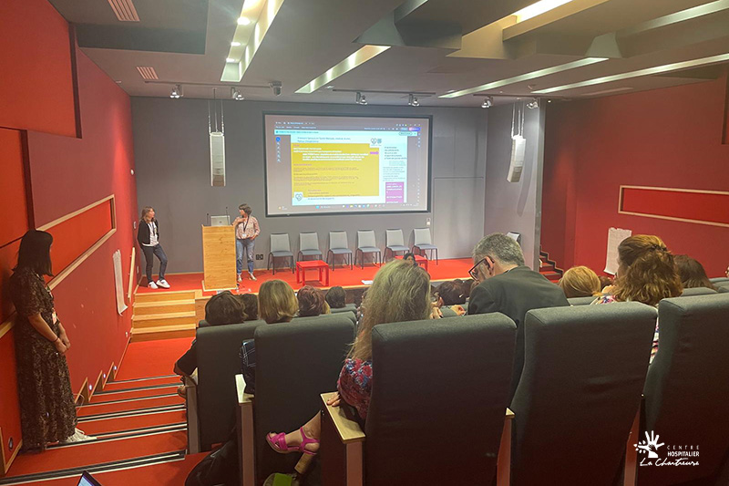Aline PERNELLE et Karyn ALAPETITE, présentation des formation PSSM standard et PSSM module jeune