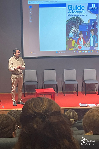 Jean-Louis LAVILLE, Délégué départemental de l’UNAFAM - Journée départementale du Projet Territorial de Santé Mentale (PTSM) de la Côte-d’Or